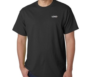 เสื้อยืดคอกลมแขนสั้นผู้ชาย ผ้าฝ้าย 100% ทรงเข้ารูป สไตล์ลำลอง สตรีทแวร์ รับสกรีนโลโก้ - Product Image 6