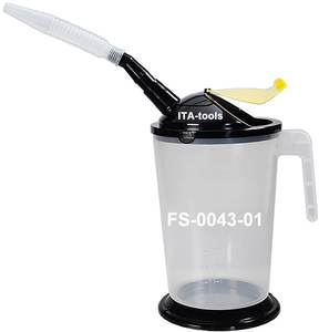 Bouteille d'huile industrielle DIY de 5,5 L avec échelle de mesure, couvercle anti-poussière et bec flexible (Matériaux PP et PE) Personnalisable OEM/ODM - Product Image 2