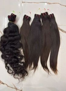 Cabello Indio Virgen Premium, Cabello Indio Ombre Virgen, Extensiones de Cabello Humano de Gran Longitud con Clip, Volumen Completo y Suave - Product Image 5