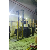 Máquina de Manuseio de Resíduos: Elevador de Contentores Industrial Novo com 1 Ano de Garantia, Motor Servo, Aço Carbono, Singapura