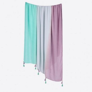 Bufanda Larga de Viscosa con Estampado Tie-Dye de Fabricante - Product Image 1