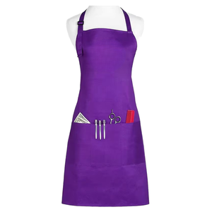 Polyester <b>Bib</b> <b>Apron</b> Wholesale Custom Logo Adjustable Sleeveless Hair Nail Catering Supermarket Retail OEM - Product Image 1