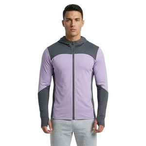 Custom Fitness Training <b>Hoodie</b> for Men Polyester Spandex Stretch Sportswear Pullover for <b>Running</b> and Gym Workouts - Product Image 1