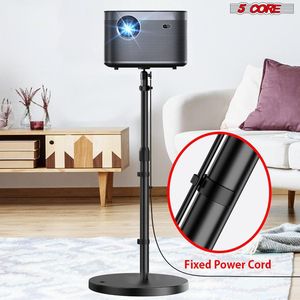 Supporto per Proiettore Regolabile in Altezza per Uso Intensivo 28-52 Pollici con 3 Opzioni di Montaggio e Testa a Sfera Rotante a 360° - Product Image 6