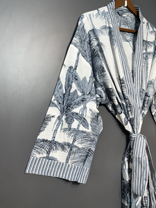 Robe Kimono Imprimée à Motifs de Dessins Animés pour Femme, en Coton Doux, Vêtement d'Intérieur d'Été Fait Main, Style Kimono ODM - Product Image 2