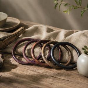 MN Exports - Brazalete de Madera Cristiano Hecho a Mano, Joyería de Madera Natural para la Muñeca, Accesorio de Moda Rústico Bohemio - Product Image 2