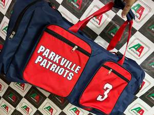 Duffel-Bolsa de Material ligero y resistente con el Logo del nombre, buena calidad, para fútbol americano y baloncesto - Product Image 3