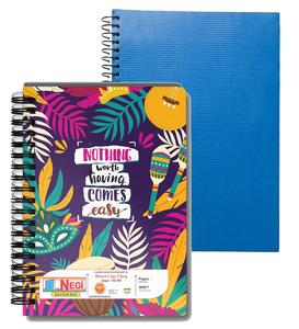 Negi <b>A4</b> Spiral Bound Notebook 200 Pages 70 GSM Ruled Exercise Book for Students and Office Use - Product Image 2