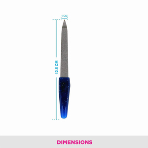 Wholesale Fancy Handle Nail <b>File</b> Stainless Steel Nail <b>File</b> Fingernail Double Side Nail <b>File</b> For Beauty With Customize Packing - Product Image 4