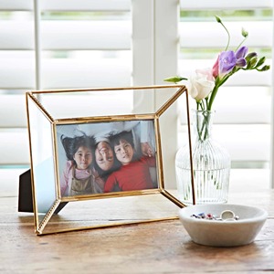 Luxury Interior Craft Metal Glass Photo <b>Frame</b> Decorative <b>Picture</b> Display Home Decor - Product Image 4