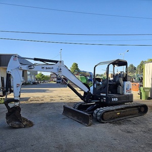 Mini-excavatrice Bobcat à haute efficacité avec moteur hydraulique Eaton, accessoires pour usage domestique, excavatrice sur chenilles - Product Image 4