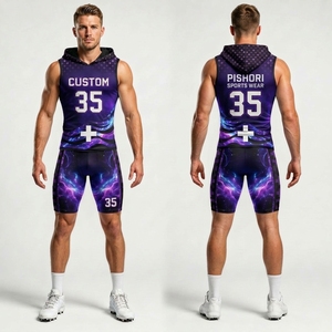 Custom 7V7 Team Football Sportswear 100% Polyester Sublimation <b>Gold</b> Black Jersey Shorts with Player <b>Number</b> Graphics - Product Image 4