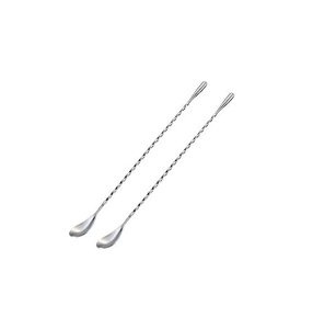 Elegante cuchara de metal para cócteles, utensilio mezclador de bebidas con mango largo, accesorio de acero inoxidable para barman, para restaurantes - Product Image 1
