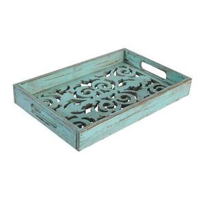 Bandeja de Servir de Madera Natural de Alta Calidad, Estilo Moderno y Antiguo, Tamaño Personalizado para un Uso Duradero, para el Hogar, Restaurantes y Servicios de Catering - Product Image 1