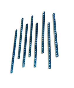 Mini Placa de Adaptación Maxilofacial (1.5mmx20 orificios) Lote de 8 piezas Veterinaria - Product Image 1