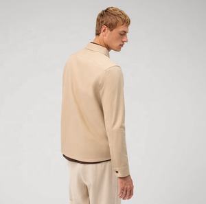 Camisa Casual de Manga Larga para Hombre, Nueva Tendencia 2024, Alta Calidad, Personalizada OEM, 100% Algodón, Alto Gramaje, Corte Holgado, Verano, Color Sólido - Product Image 6