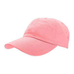 Gorra de Béisbol Rosa de Algodón de 5 Paneles sin Estructura con Logotipo Personalizado, Perfil Bajo, Lazos de Satén Suaves Ajustables, Transpirable e Impermeable - Product Image 1