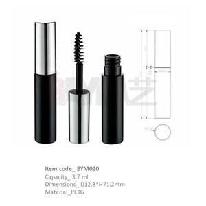 Tubes en plastique de haute qualité, tubes d'emballage vides avec capuchon argenté pour mascara, gel pour sourcils ou sérum pour cils - Product Image 1