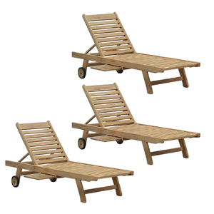 Chaises longues Salon extérieur Meubles de jardin Chaise pliante Chaises longues - Product Image 4