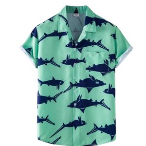 Camisa Hawaiana Informal y Moderna de Manga Corta para Hombre, Camisa de Algodón con Estampado de Frutas - Product Image 1