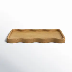 Plateau de service en bois de haute qualité, fait main, plateau à thé en bois de luxe, plateau à collation en bois de qualité export, sûr, Zahid Exports - Product Image 1