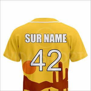 Custom <b>Baseball</b> Team Uniform Jersey Set 100% Polyester Lightweight Quick Dry Sublimation Sportswear Summer Letter Front Logo - Product Image 5