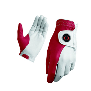 Golf Fitness Industries Genuine Leather Golf Glove Right Hand Non-Slip <b>Hook</b> And Loop Closure Unisex Sports Glove - Product Image 1