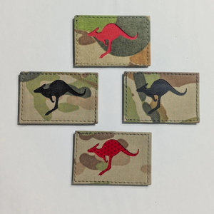 Laser Cut Outdoor Camo Patches Custom Logo Tactical Velcro <b>Badge</b> OEM Supplier - Product Image 1