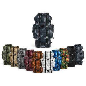 Trendy Large Capacity Camouflage Travel Backpack Waterproof Multi Pocket <b>Rucksack</b> Adjustable Shoulder Strap Outdoor Luggage Bag - Product Image 1