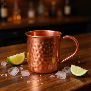 Handmade Hammered Copper <b>Mug</b> Antique Finish Classic Design Eco-Friendly <b>Large</b> Capacity Customizable for Outdoor Home Use - Product Image 6