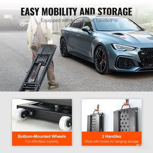 Elevador de Autos Portátil de 25.6 Pulgadas Máx. Placas de Acero al Carbono de Alta Resistencia para Camiones, con Capacidad para 5,000 LBS, Largas y Extendidas - Product Image 2