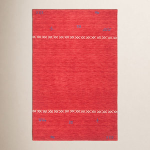 <b>Hand</b> <b>Tufted</b> Wool/Cotton Gabbeh Design Carpet | Eco Friendly Abstract Modern Tribal Geometric Area <b>Rug</b> | Custom Handmade Living - Product Image 5