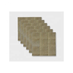 On Demand Red Colour <b>Plain</b> Natural Washable Soft Fabric <b>Plain</b> Pure 100% Cotton <b>Ring</b> Spun Linen Custom Embroidered Napkin Sets - Product Image 4