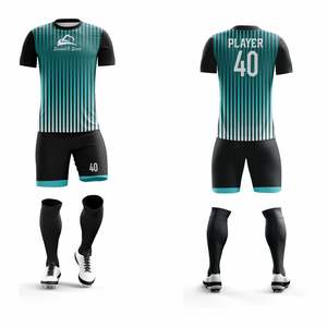 Uniformes de Fútbol Personalizados de Manga Corta, Pantalones Cortos de Fútbol, Uniformes de Entrenamiento de Fútbol, OEM ODM - Product Image 1