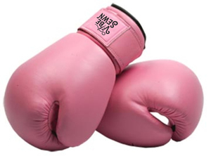 Gants d'entraînement de boxe en cuir bleu cousus Vibe, fermeture Velcro, sangle de poignet réglable, unisexe, à partir de 14 ans - Product Image 3