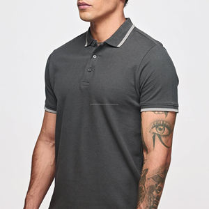 Nouveaux Polos Homme 2026 Personnalisés en Coton Respirant de Haute Qualité, Style Décontracté à Motif Uni, Prix de Gros - Product Image 5