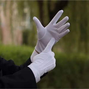 Gants en coton blanc de haute qualité, longueur poignet, style uni, écologiques, pour usage quotidien et services professionnels, toutes saisons - Vente en gros 2026 - Product Image 6