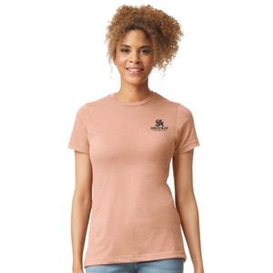 Camiseta de Manga Corta Personalizada para Mujer, Cuello Redondo, Informal, de Algodón, Básica, Lisa, al por Mayor, Fabricante de Ropa OEM ODM - Product Image 1