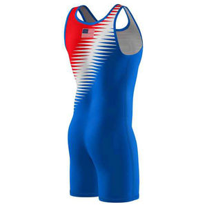 Trajes de Lucha Libre Ligeros de Poliéster 100% de Secado Rápido y Transpirables a Precio Económico, Diseño de Logotipo de Equipo Personalizado, Tallas Grandes Unisex - Product Image 6