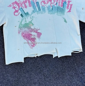 Camiseta personalizada de manga larga de doble capa de algodón 100% informal para hombre, camiseta transpirable con cuello antiarrugas - Product Image 5