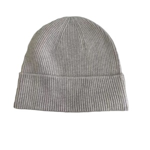 2025 Unisex Sports Adult Hats Custom Color 100% Merino <b>Wool</b> <b>Beanie</b> With Cuff Ribbed Knitted Cap for Beach Use - Product Image 3