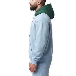 Sweat à capuche tendance pour homme, en coton lourd de qualité supérieure, chaud et décontracté, idéal pour le style quotidien et le streetwear. - Product Image 3