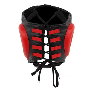 Head Guard Leather <b>Boxing</b> Helmet High Quality Protective Comfortable Lightweight Breathable All Seasons - Product Image 4