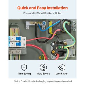 Pannello Pressestazione Elettrica Temporanea con Prese GFCI NEMA da 20 e 30 Ampere Preinstallate per Sistemi Elettrici RV ed EV - Product Image 5