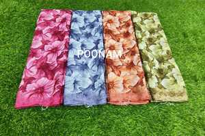 Exclusivo sari de georgette con blusa, sari moderno de tela suave de georgette, ropa étnica, proveedor al por mayor - Product Image 2