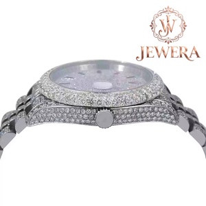 Mossinate Fashion Stainless Steel Diamond Watch with <b>Adjustable</b> <b>Strap</b> for Men and Women Office Party Available for Factory Price - Product Image 4