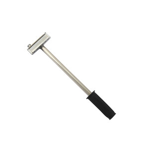 Marteau de poinçonnage professionnel à rangée unique, corps en acier inoxydable, poignée en caoutchouc, outil manuel de poinçonnage métallique durable - Product Image 1