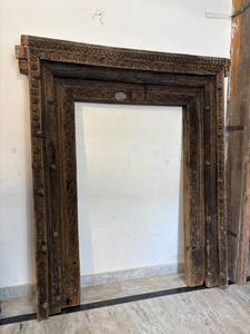 Luxury Large Wood Frame Modern Design Antique Appearance Full-Length Wall <b>Mirror</b> for Bedroom Living Room Home Use Easy Clean - Product Image 2