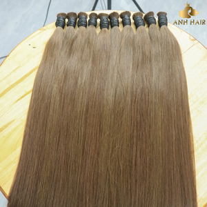 Extensiones de Cabello Liso Rojo Fuego, Hechas en Vietnam, 100g por Paquete, Cabello a Granel de Calidad Premium, Estilo Vibrante y Elegante - Product Image 1