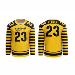 Camiseta de Hockey sobre Hielo Sublimada para Hombre, Personalizada para Club, Tejido Transpirable de Secado Rápido, Ropa Deportiva Personalizada al por Mayor - Product Image 1